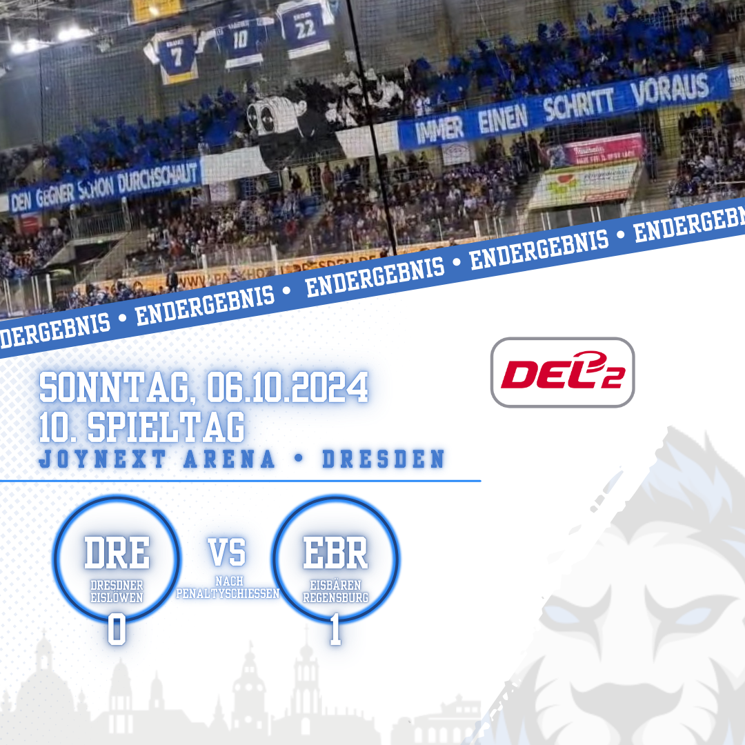 📢Spannung bis zum Schluss: Ein Punkt für unsere Eislöwen im Heimspiel gegen die Eisbären Regensburg! 🏒